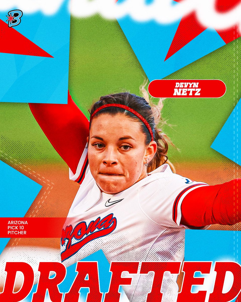 Bandits | Athletes Unlimited Softball League (@ausl_bandits) on Twitter photo We think <a href="/DevynNetz/">Devyn Netz</a> looks pretty good in blue and red 🤠
We have selected the pitcher from <a href="/ArizonaSoftball/">Arizona Softball</a> with our final pick of the draft! We think <a href="/DevynNetz/">Devyn Netz</a> looks pretty good in blue and red 🤠
We have selected the pitcher from <a href="/ArizonaSoftball/">Arizona Softball</a> with our final pick of the draft!