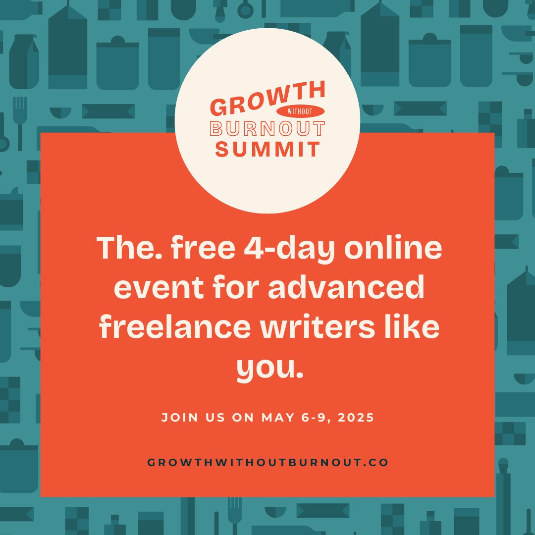 As someone who's constantly juggling client work, admin tasks, and trying to have a life outside my laptop, this free online event feels like exactly what I need right now. Learn more and get a free ticket: growthwithoutburnout.co