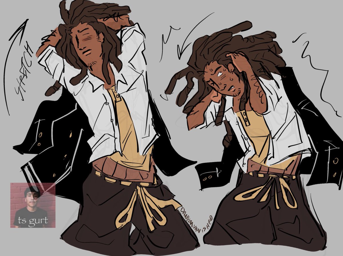 danyonvanished's tweet image. some hiro sketches. testing out a diff style
