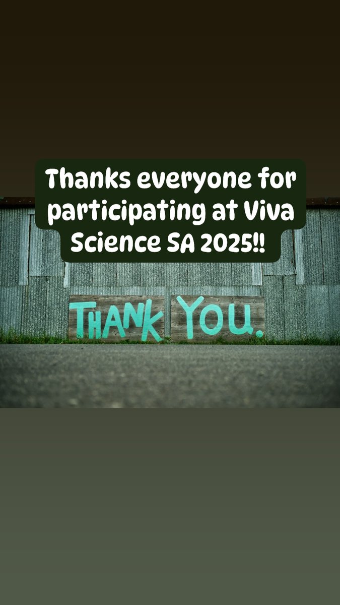 Thanks everyone for participating at Viva Science SA 2025!!