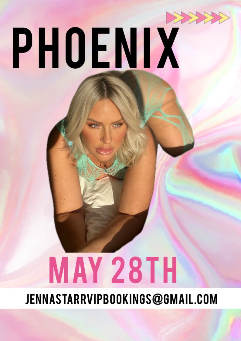 NEXT TOURS 🥳
Phoenix May 28th
Seattle May 29th-30th
Anchorage ALASKA June 3rd-5th
Email: jennastarrvipbookings@gmail.com https://t.co/ZSdQBfBm7c