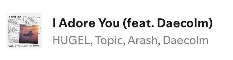 I Adore You (<a href="/HUGELTHUG/">HUGEL</a> X <a href="/topicmusictv/">Topic</a> X Arash X <a href="/DaecolmMusic/">Daecolm</a>) enters Daily Top Songs UK for the first time since release in 2024. 

It enters at #185 with 85,043 streams.
