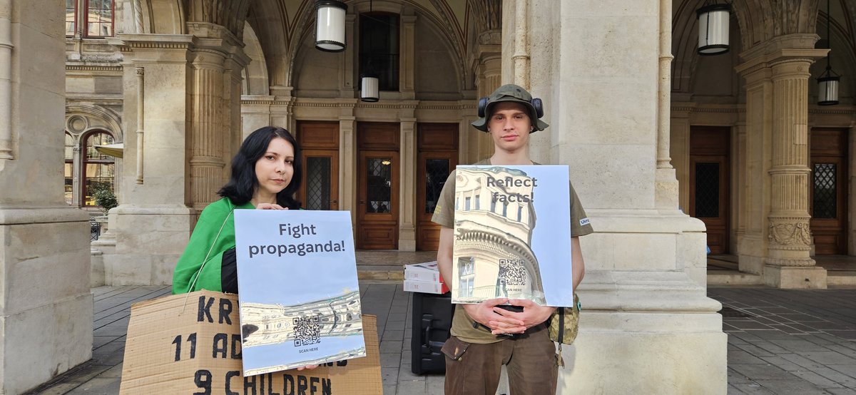 03.05.25 Ukrainian students came from Ukraine to Vienna specifically to hold an action aimed at combating Russian military propaganda and intend to continue holding a number of events in EU countries.Russian propaganda is strong in Europe.
#ichkeria #ukrainianleadershipacademy