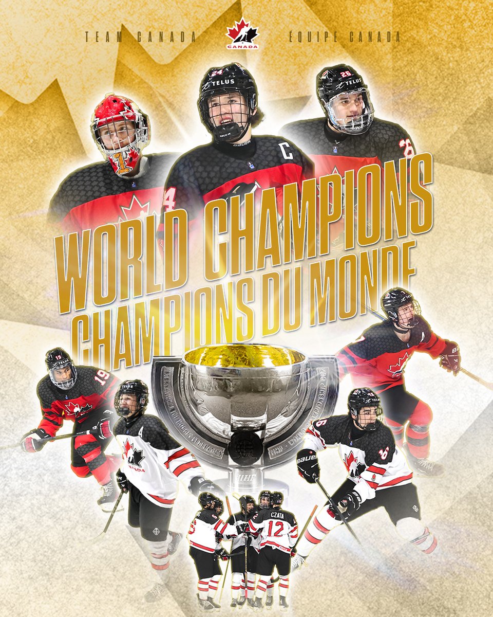 BACK TO BACK! 🇨🇦

POUR UNE DEUXIÈME ANNÉE DE SUITE! 🇨🇦

#U18MensWorlds | #MondialMasculinM18
