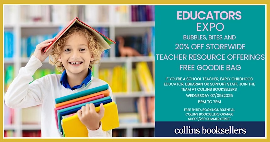 Collins Booksellers Orange tweet media