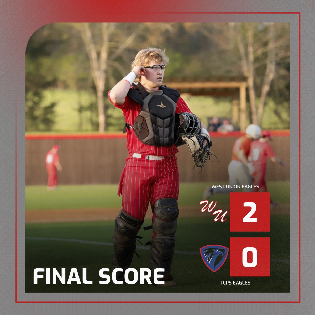BSB | A complete game shutout by Jon Grey and two-run bomb by Benton has our guys one win away from North Half!