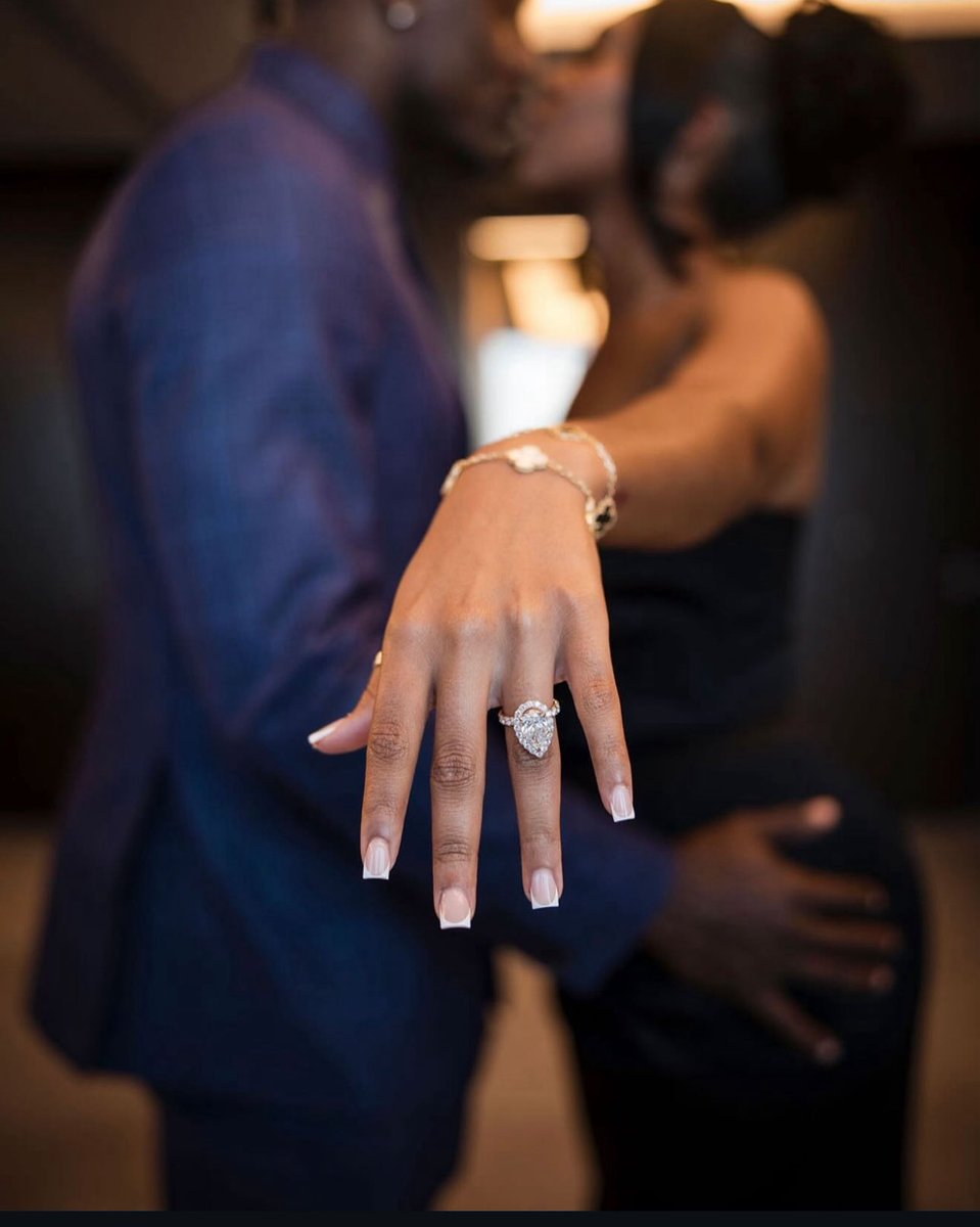 PHLEaglesNation's tweet image. Congratulations to AJ Brown and his fiancé Kelsey on their engagement. 💍🦅