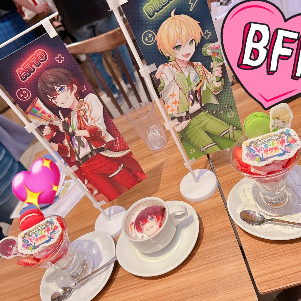 ichigoomoti1515's tweet photo. 5/3.
AMPTAKxCOLORS×スイーツパラダイス新宿東口店に友達と行ってきました！

今回はぴあアリーナライブ参戦できない
けどスイパラに行けたので満足( ¯﹀¯ )✨

ぷりちゃんのネギトロ納豆ご飯美味しかったぁ〜(˶' ᵕ ' ˶)🙌✨

#AMPTAKスイパラコラボ  
#本人様に届いたら嬉しいな https://t.co/phFZ0FCSSh