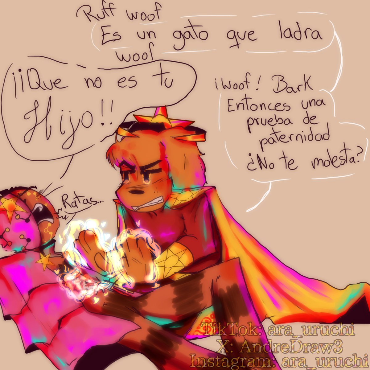 AndreDraw3's tweet image. English version on my profile
Nah más quería mostrarles los poderes de Petey y Dogman xD repitooooo es un AU de magia/fantasía
#dogmanxpetey #dogmanau #dogmanpetey #detey