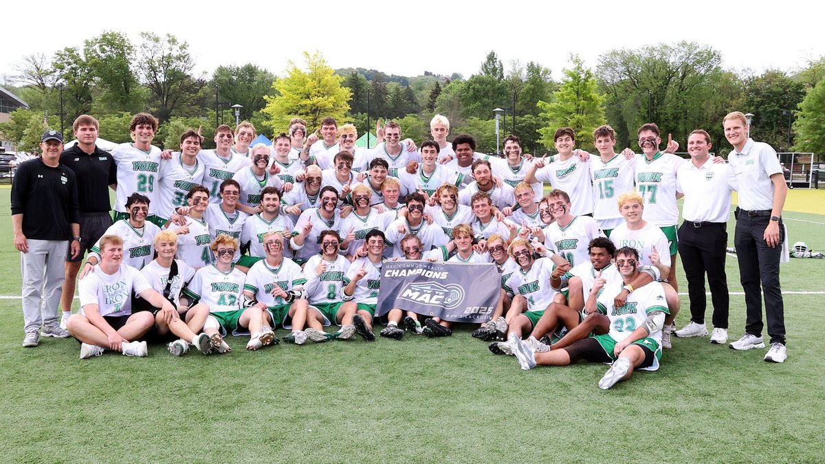 The Spartan men's lacrosse team picked up their fourth MAC Commonwealth title with a 16-10 victory over Stevenson on Saturday afternoon. 
ycpspartans.com/news/2025/5/3/… <a href="/yorkcollegepa/">York College of Pennsylvania</a> <a href="/YCPMLacrosse/">York Men’s Lacrosse</a> <a href="/YDSports/">YDSports</a> <a href="/gomacsports/">MAC</a>