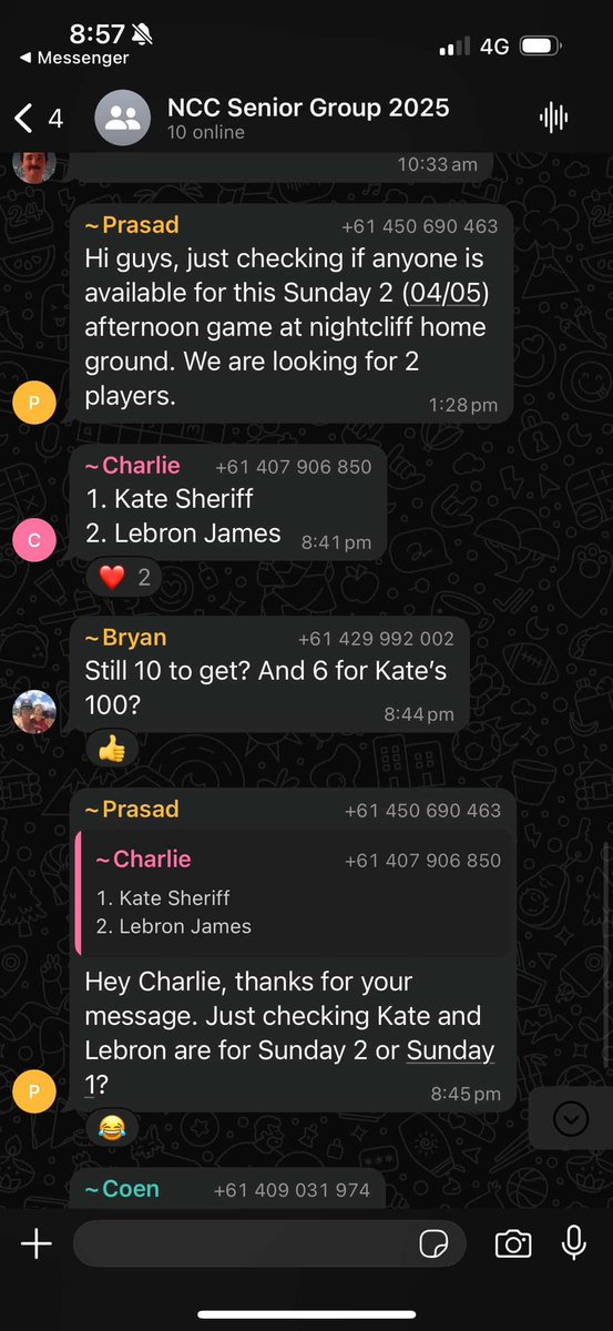 Andrew Young (@ayoung9994) on Twitter photo Just knocked out of <a href="/NBA/">NBA</a> Finals, it seems <a href="/KingJames/">LeBron James</a> might make an appearance in Darwin’s Sunday league cricket <a href="/gradecricketer/">The Grade Cricketer</a> Just knocked out of <a href="/NBA/">NBA</a> Finals, it seems <a href="/KingJames/">LeBron James</a> might make an appearance in Darwin’s Sunday league cricket <a href="/gradecricketer/">The Grade Cricketer</a>