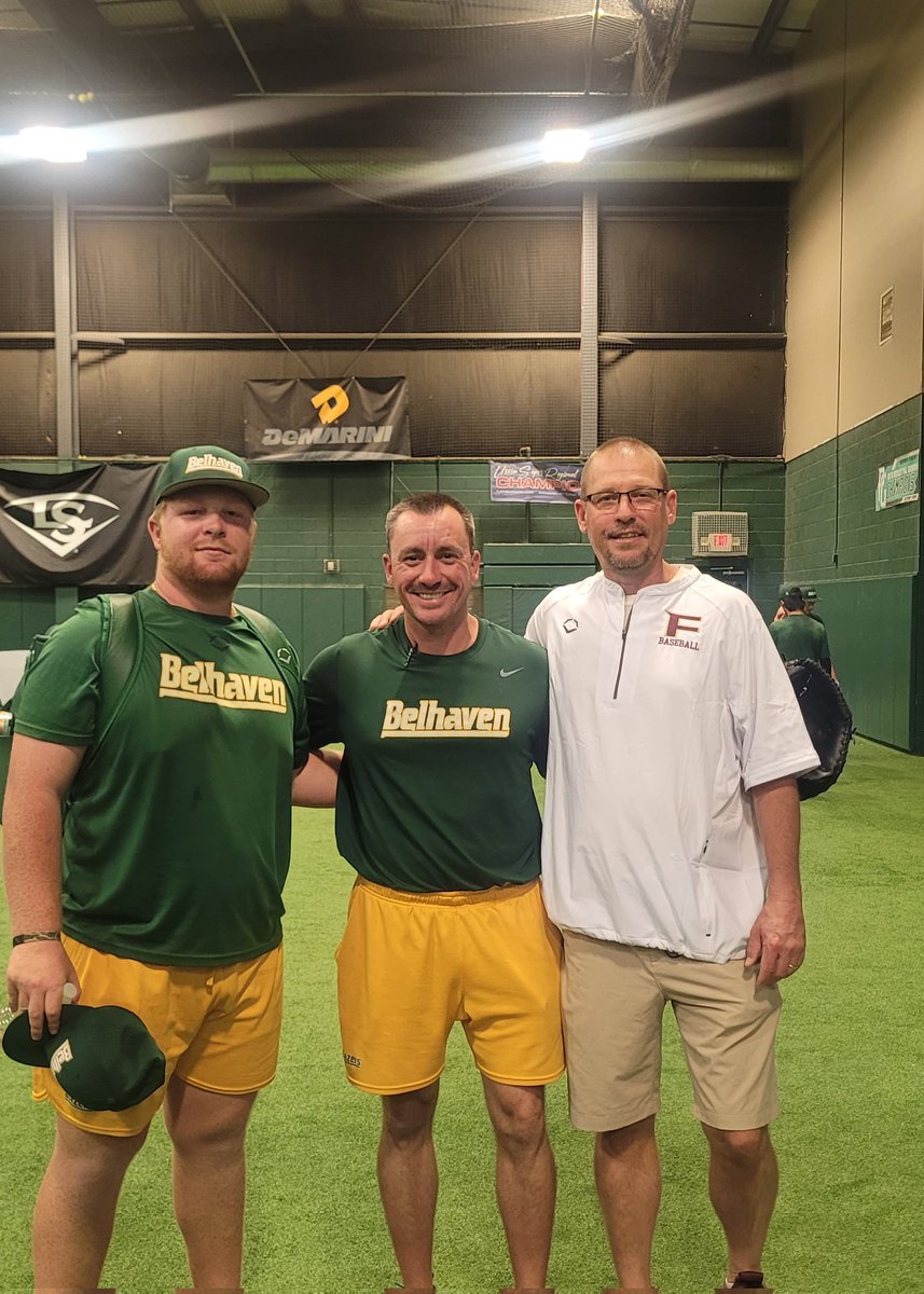 Great catching up with these guys today. <a href="/BelhavenBSB/">Belhaven Baseball</a>