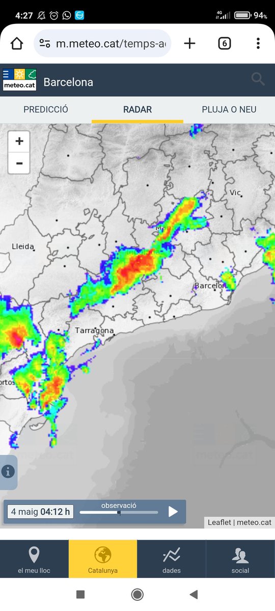 Rafa_mihumilde's tweet image. Nit de llamps i trons, tempesta molt severa la que cau a Santa Coloma de Queralt, ja portem més de 20mm en 20min @alexmegapc @Vakapiupiu @eltempsTV3 @P4Estacions @TomasMolinaB @MeteoMauri @Stormyalert