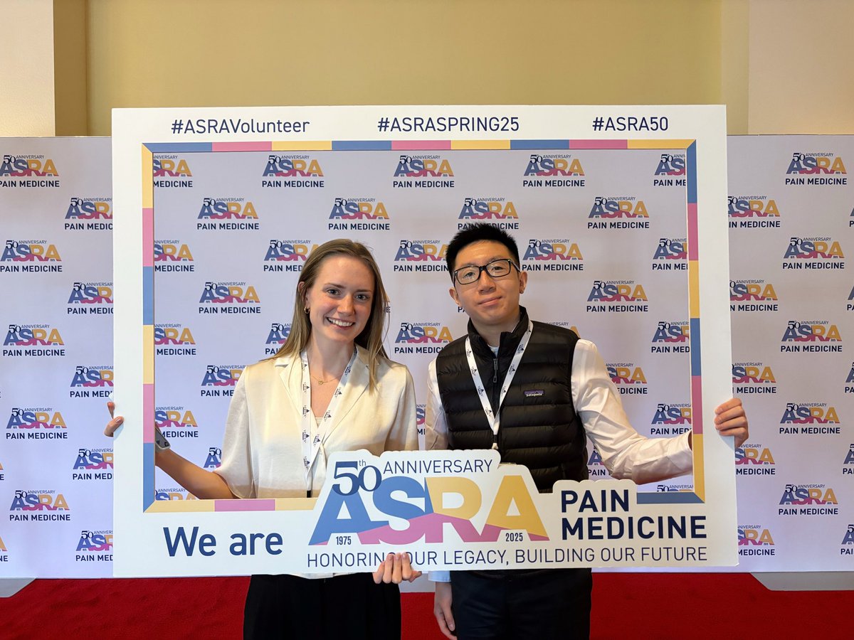 HSS Anesthesiology (@hssanesthesia) on Twitter photo And that’s a wrap!! Cheers to another successful year at ASRA. So proud of everyone’s hard work!
From your ASRA Tweeters, Juliet and William
<a href="/ASRA_Society/">ASRA Pain Medicine</a> #ASRASPRING25 #ASRA50 And that’s a wrap!! Cheers to another successful year at ASRA. So proud of everyone’s hard work!
From your ASRA Tweeters, Juliet and William
<a href="/ASRA_Society/">ASRA Pain Medicine</a> #ASRASPRING25 #ASRA50