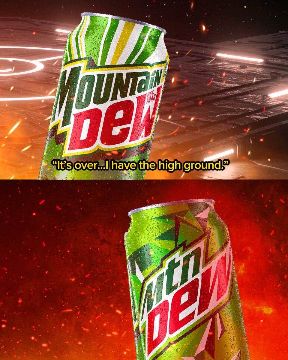 MountainDew's tweet photo. We are supposed to bring balance to the logo https://t.co/GdK9Irf3kO