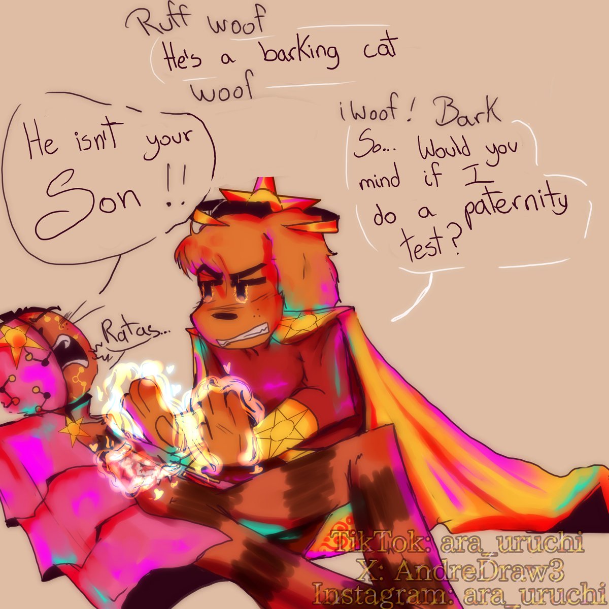 AndreDraw3's tweet image. Versión en Español en mi perfil
I wanted to show the powers of Dogman and Petey 🧡💙 PD: It's a AU of magic
#detey #dogmanau #dogmanxpetey