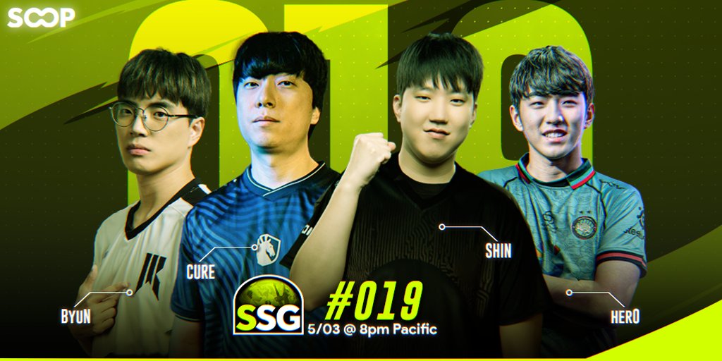 SOOP (@soop_en) on Twitter photo LETS GOOOOO SSG #019 Roster on SOOP!
⚔️ <a href="/SC2ByuN/">변현우</a> | <a href="/sc2cure/">김도욱</a> | <a href="/WBG_SHIN/">SHIN HEEBEOM</a> | <a href="/TWIS_herO/">herO</a>
🎙️<a href="/LaughNgamez/">Silas Ashton</a> & <a href="/FalconPaladin/">FalconPaladin</a>
📺sooplive.com/laughngamez LETS GOOOOO SSG #019 Roster on SOOP!
⚔️ <a href="/SC2ByuN/">변현우</a> | <a href="/sc2cure/">김도욱</a> | <a href="/WBG_SHIN/">SHIN HEEBEOM</a> | <a href="/TWIS_herO/">herO</a>
🎙️<a href="/LaughNgamez/">Silas Ashton</a> & <a href="/FalconPaladin/">FalconPaladin</a>
📺sooplive.com/laughngamez