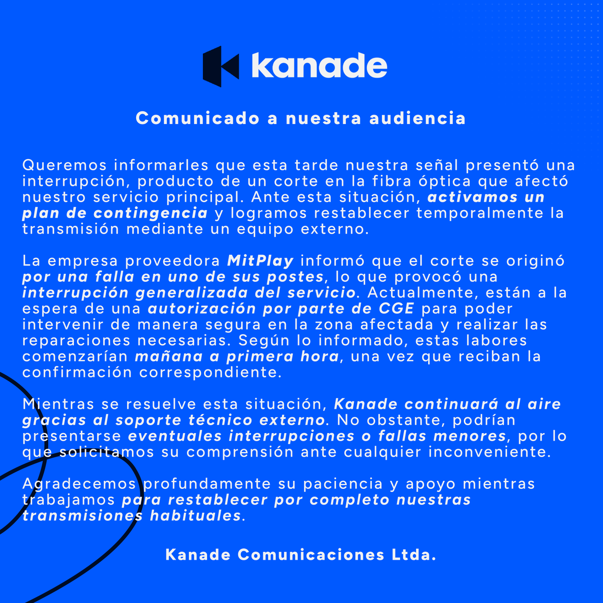 Kanade - Televisión (@MyKanadeCL) / Posts / X