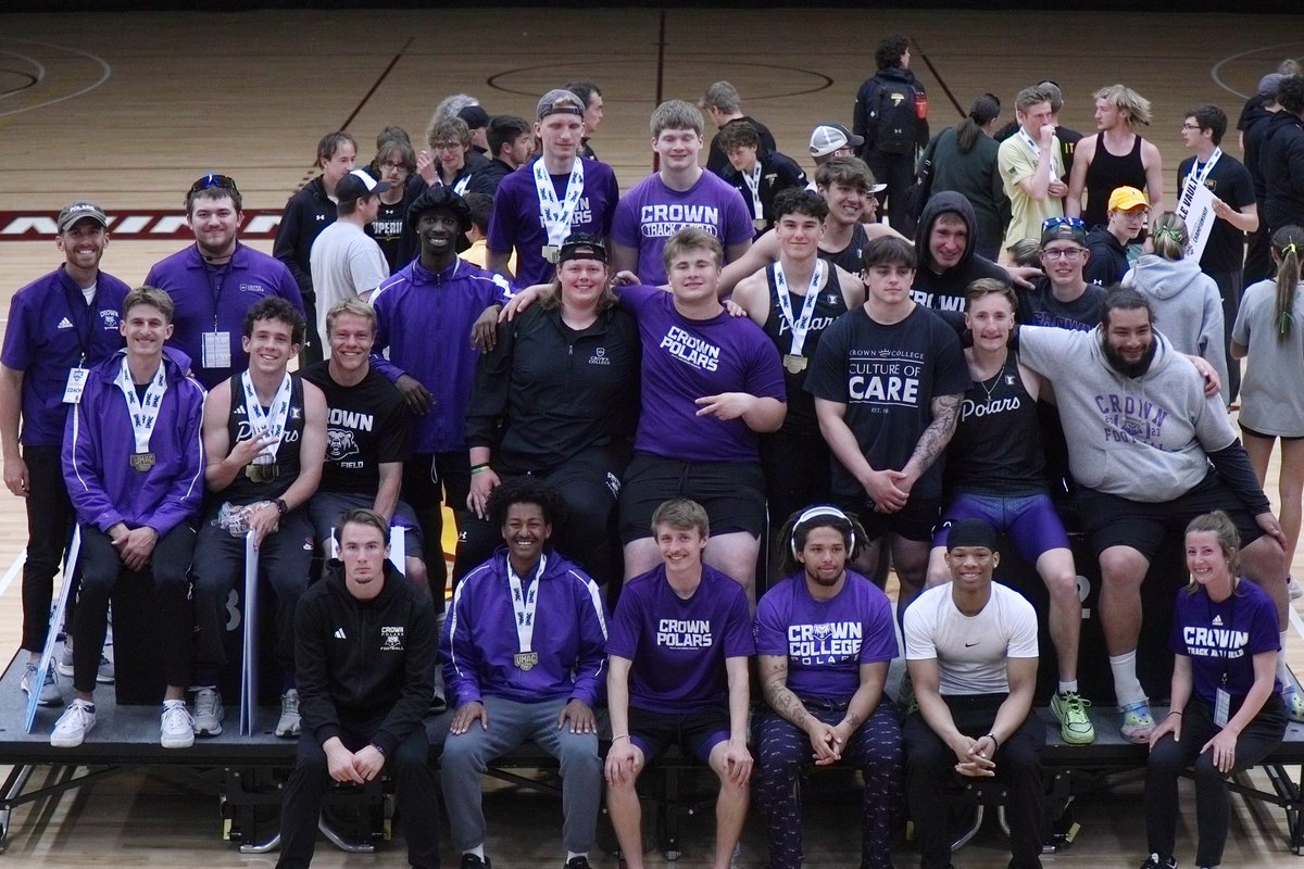Crown College Polars (@crownpolars) on Twitter photo Men’s Outdoor Track and Field finished in a program record 3rd place at the <a href="/umacathletics/">UMAC Athletics</a> Outdoor Championships this weekend!
#GoPolars | #Crown | @kwiktrip Men’s Outdoor Track and Field finished in a program record 3rd place at the <a href="/umacathletics/">UMAC Athletics</a> Outdoor Championships this weekend!
#GoPolars | #Crown | @kwiktrip