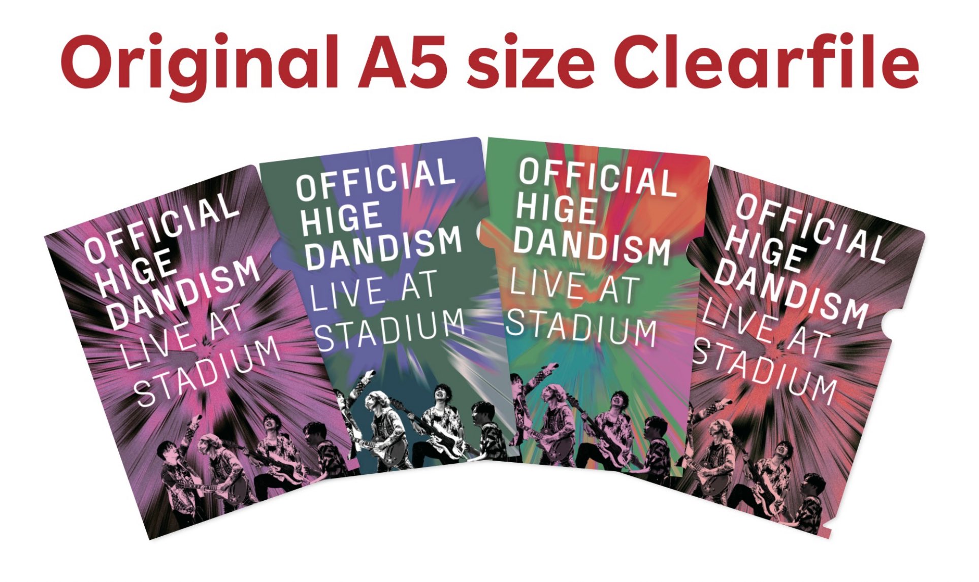 激レア Official髭男dism クリアファイル Official髭男dism LIVE AT STADIUM2025 ヤンマースタジアム長居