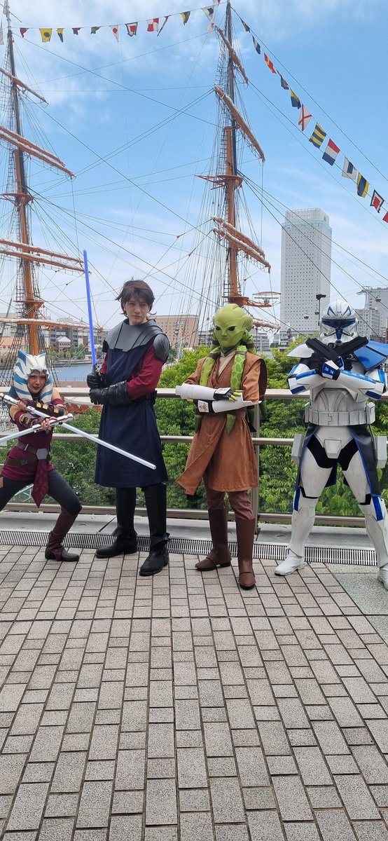 i may have missed swc in japan however there's this fun event in yokohama right now for may 4th and lookie :>