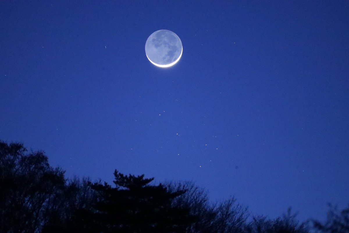 SpacePicture's tweet image. #天体写真
三日月（地球照）