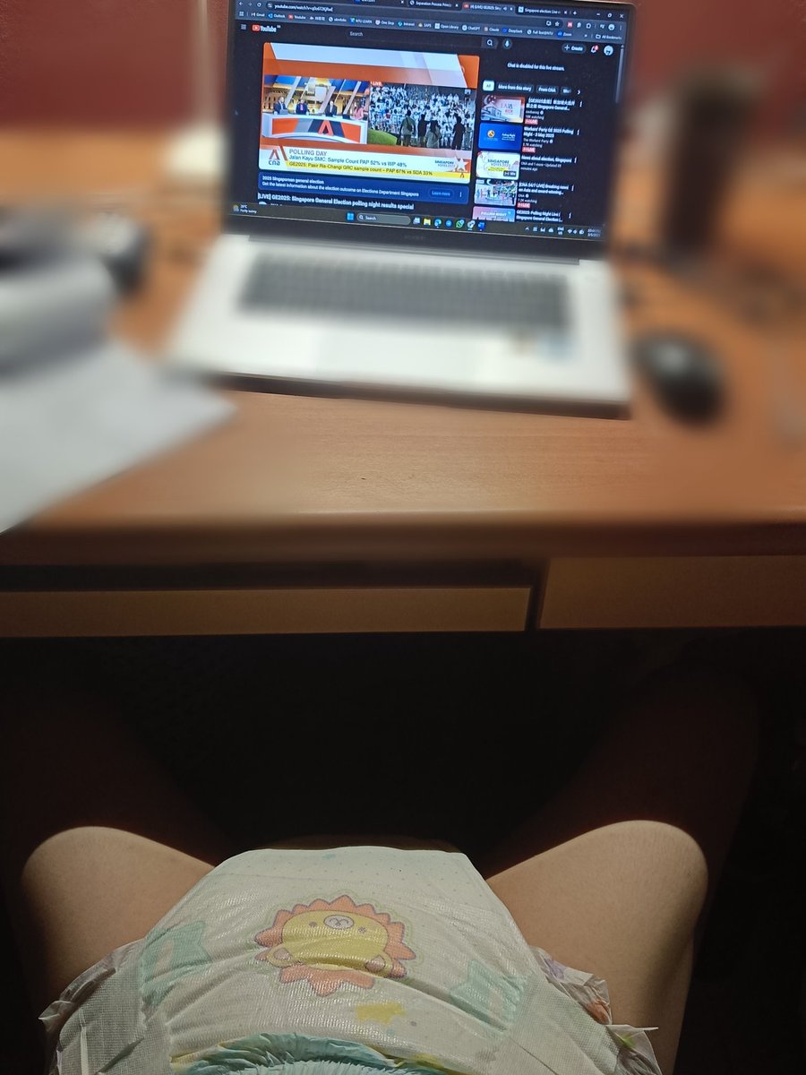 Padding up whilst waiting for results