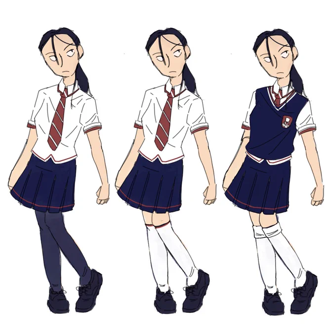 (oc, brutus) original uniform concepts for brutus, using penelope as a default character