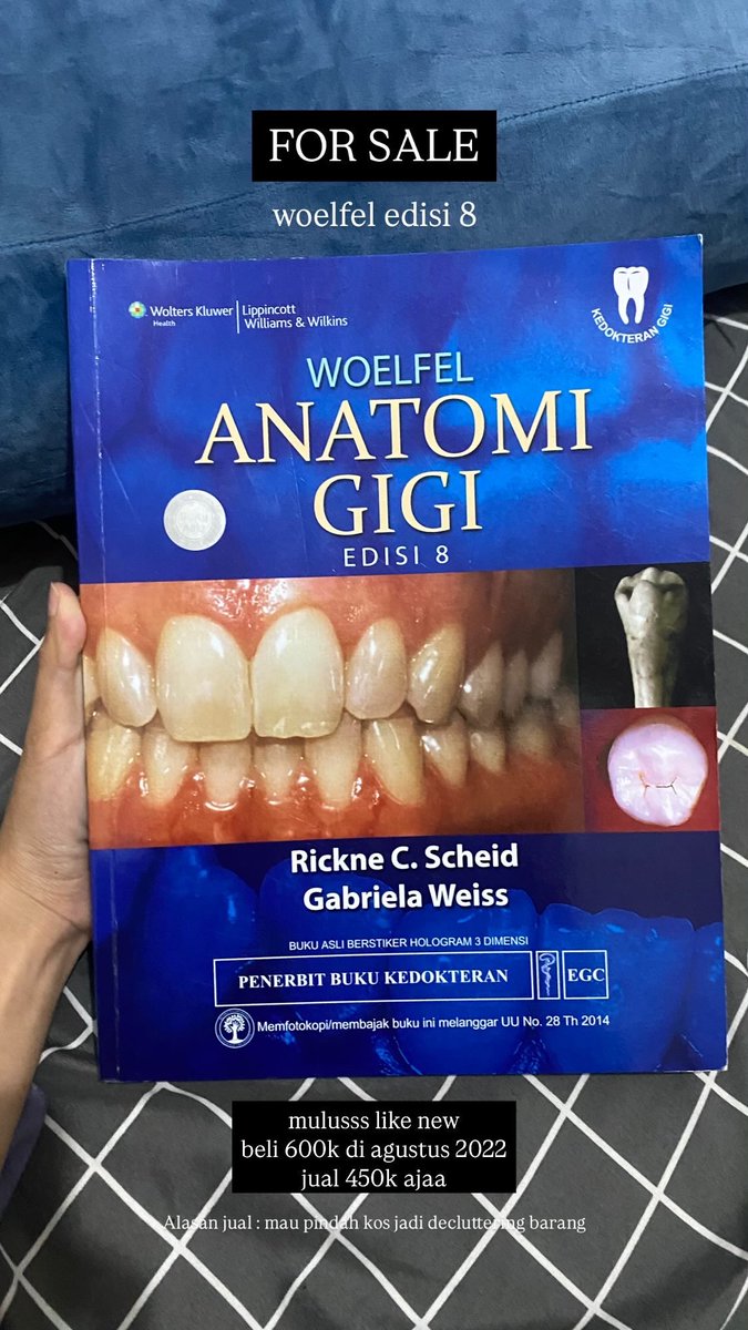 pemadamkar's tweet photo. misiii buat yg lg cari buku woelfel fkg bisaa dm yaa bisa lewat shopee dan nego tipiestt https://t.co/ofW279cLQD