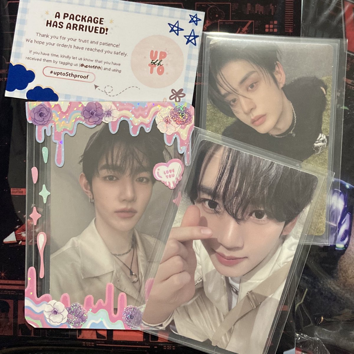 ꒰ bluepara seek + zerose versions .ᐟ ꒱ 

hi <a href="/uptofifth/">🌥️ (slow)</a> !! received my zb1 albums already >__<  thank you so much for packing them well hehe loved the toploader freebie and my pulls!! 🫶🏼

#minisodemail #upto5thproof