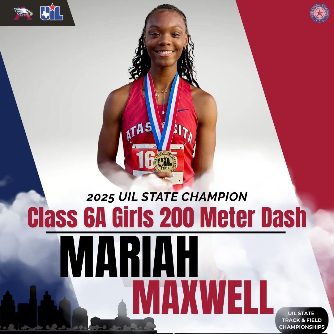 AHS Girls Track (@ahs_girlstrack) on Twitter photo <a href="/mmaxwelll21/">Mariah Maxwell</a> 200m State Champion 22.92!! Congrats! <a href="/HumbleISD_Ath/">Humble ISD Athletics</a> <a href="/HumbleISD_AHS/">The Atascocita HS</a> <a href="/mmaxwelll21/">Mariah Maxwell</a> 200m State Champion 22.92!! Congrats! <a href="/HumbleISD_Ath/">Humble ISD Athletics</a> <a href="/HumbleISD_AHS/">The Atascocita HS</a>