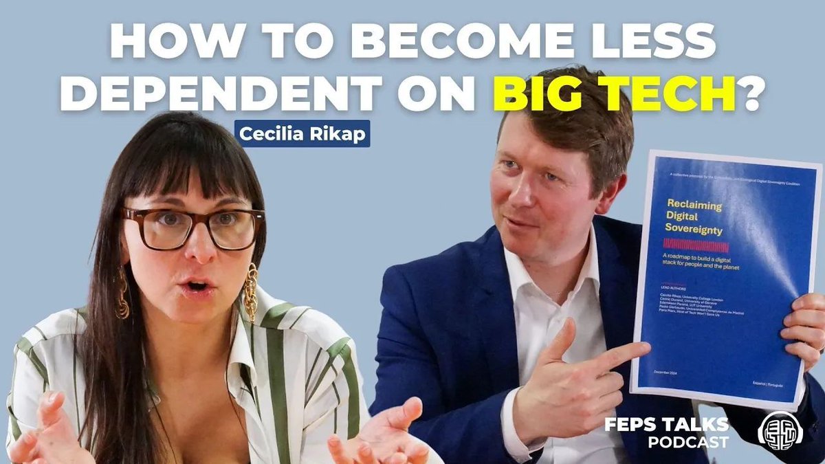 UCL Institute for Innovation and Public Purpose (@iipp_ucl) on Twitter photo 🎤Becoming less dependent on Big Tech.
<a href="/IIPP_UCL/">UCL Institute for Innovation and Public Purpose</a> Head of Research <a href="/CeciliaRikap/">Cecilia Rikap</a> spoke with <a href="/gerardoosterwyk/">Gerard Oosterwijk</a> about addressing EU digital infrastructure and her recent 'Reclaiming Digital Sovereignty' report on the <a href="/FEPS_Europe/">FEPS</a> podcast.
🎧Listen here: buff.ly/uAWe9xm 🎤Becoming less dependent on Big Tech.
<a href="/IIPP_UCL/">UCL Institute for Innovation and Public Purpose</a> Head of Research <a href="/CeciliaRikap/">Cecilia Rikap</a> spoke with <a href="/gerardoosterwyk/">Gerard Oosterwijk</a> about addressing EU digital infrastructure and her recent 'Reclaiming Digital Sovereignty' report on the <a href="/FEPS_Europe/">FEPS</a> podcast.
🎧Listen here: buff.ly/uAWe9xm