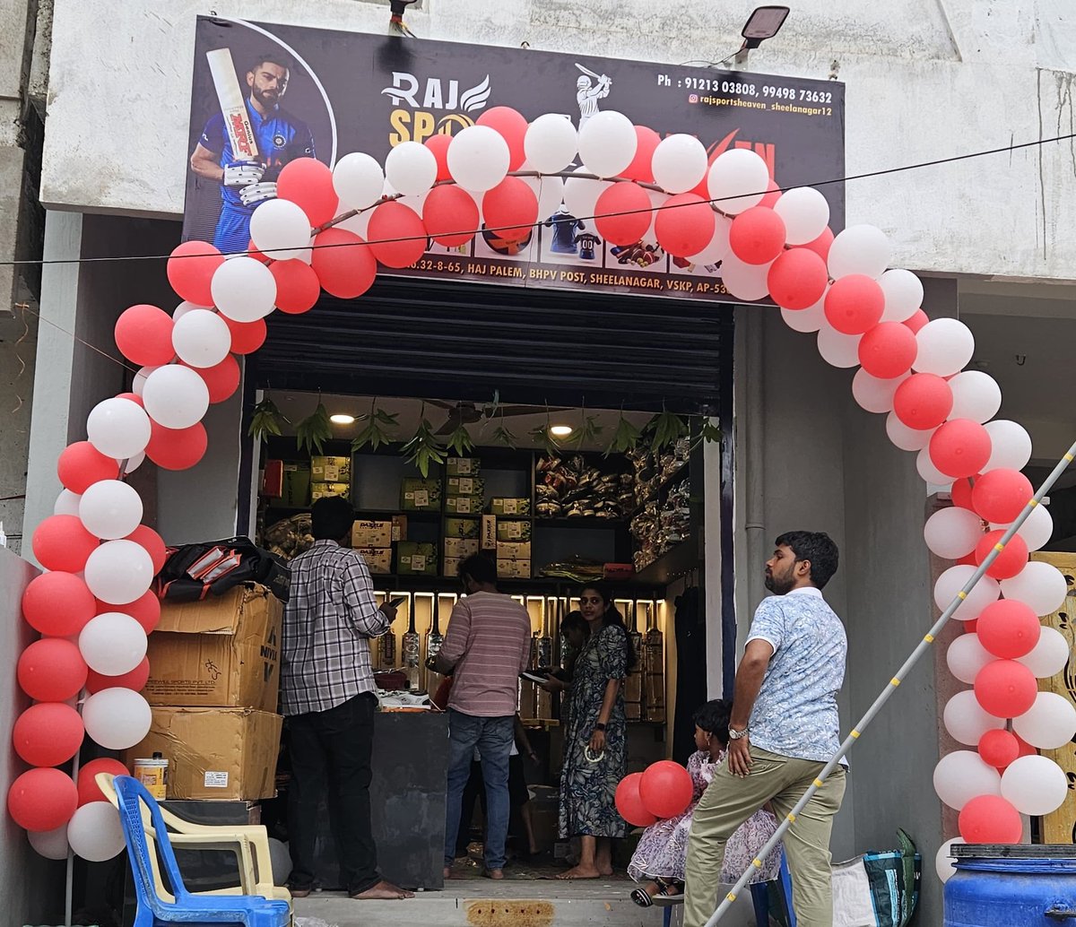29 🌏 (@urstrulyvineet) on Twitter photo One of Our friend's <a href="/chaithurajkumar/">Thandel Raju🌊⚓</a> Opened sports shop in Sheelanagar, vizag . Need all your blessings my dear friends One of Our friend's <a href="/chaithurajkumar/">Thandel Raju🌊⚓</a> Opened sports shop in Sheelanagar, vizag . Need all your blessings my dear friends