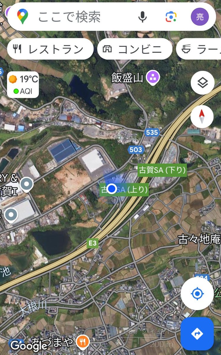 生まれ故郷
SA休憩のみで素通りなうw