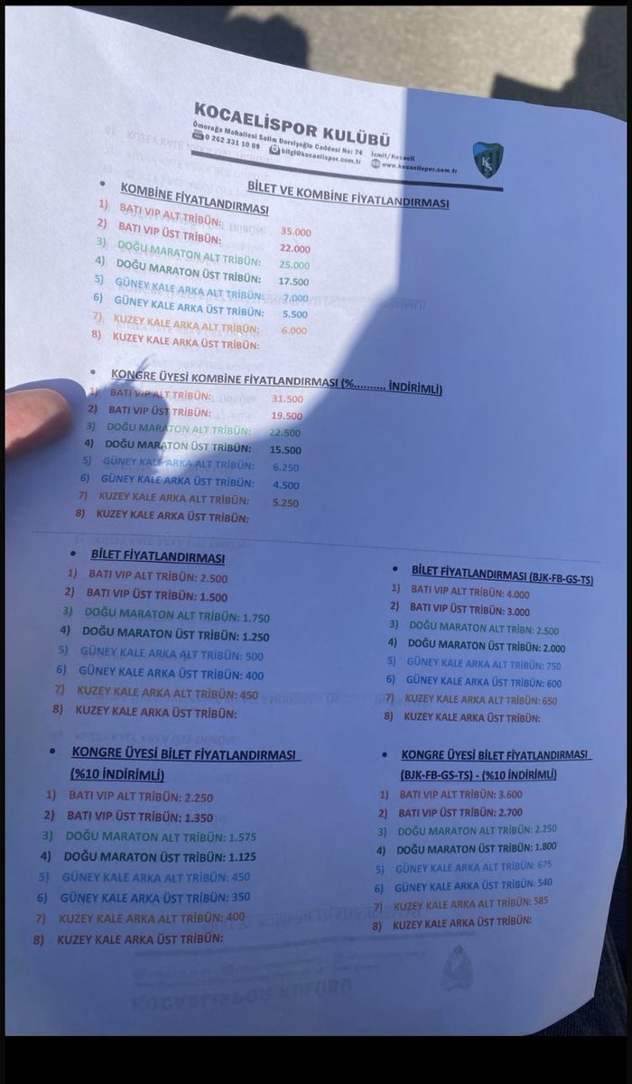En son Bolu maçında böyle zamlı fiyatlar sosyal medyaya lanse edilmiş sonra daha da zamlı şekilde karşımıza çıkmıştı. İnşaallah bu sefer daha düşük fiyatlar çıkar karşımıza yoksa kale arkalar hariç dolmaz stad. Hatta kale arkalar bile zor.