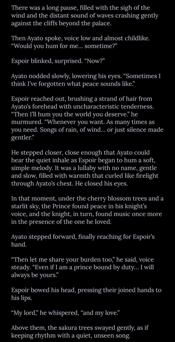 ayatochuu's tweet photo. #EspYato 🎼🌊
#YuMay #YuMay2025

[Day Four - Prince x Knight AU] https://t.co/PsFrKQ6AID