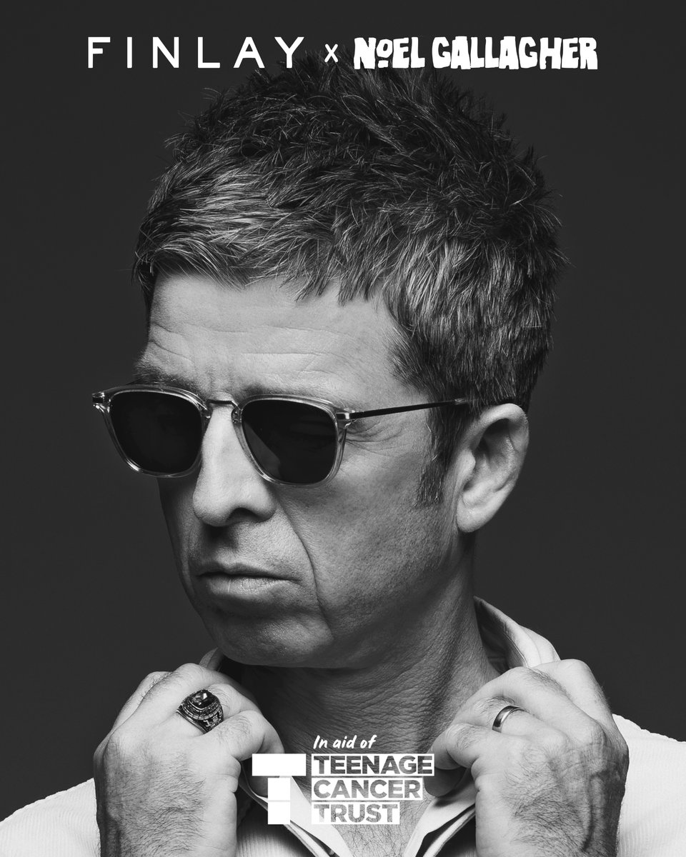 FINLAY (@finlayandco) on Twitter photo FINLAY x <a href="/NoelGallagher/">Noel Gallagher</a> in aid of <a href="/TeenageCancer/">Teenage Cancer Trust</a>
FINLAY and Noel believe young people shouldn't face cancer alone. In support of this mission, for every pair of FINLAY x NOEL GALLAGHER ‘Chiltern’ sunglasses sold by FINLAY 25% of the sale price, which encompasses 100% of Noel’s FINLAY x <a href="/NoelGallagher/">Noel Gallagher</a> in aid of <a href="/TeenageCancer/">Teenage Cancer Trust</a>
FINLAY and Noel believe young people shouldn't face cancer alone. In support of this mission, for every pair of FINLAY x NOEL GALLAGHER ‘Chiltern’ sunglasses sold by FINLAY 25% of the sale price, which encompasses 100% of Noel’s