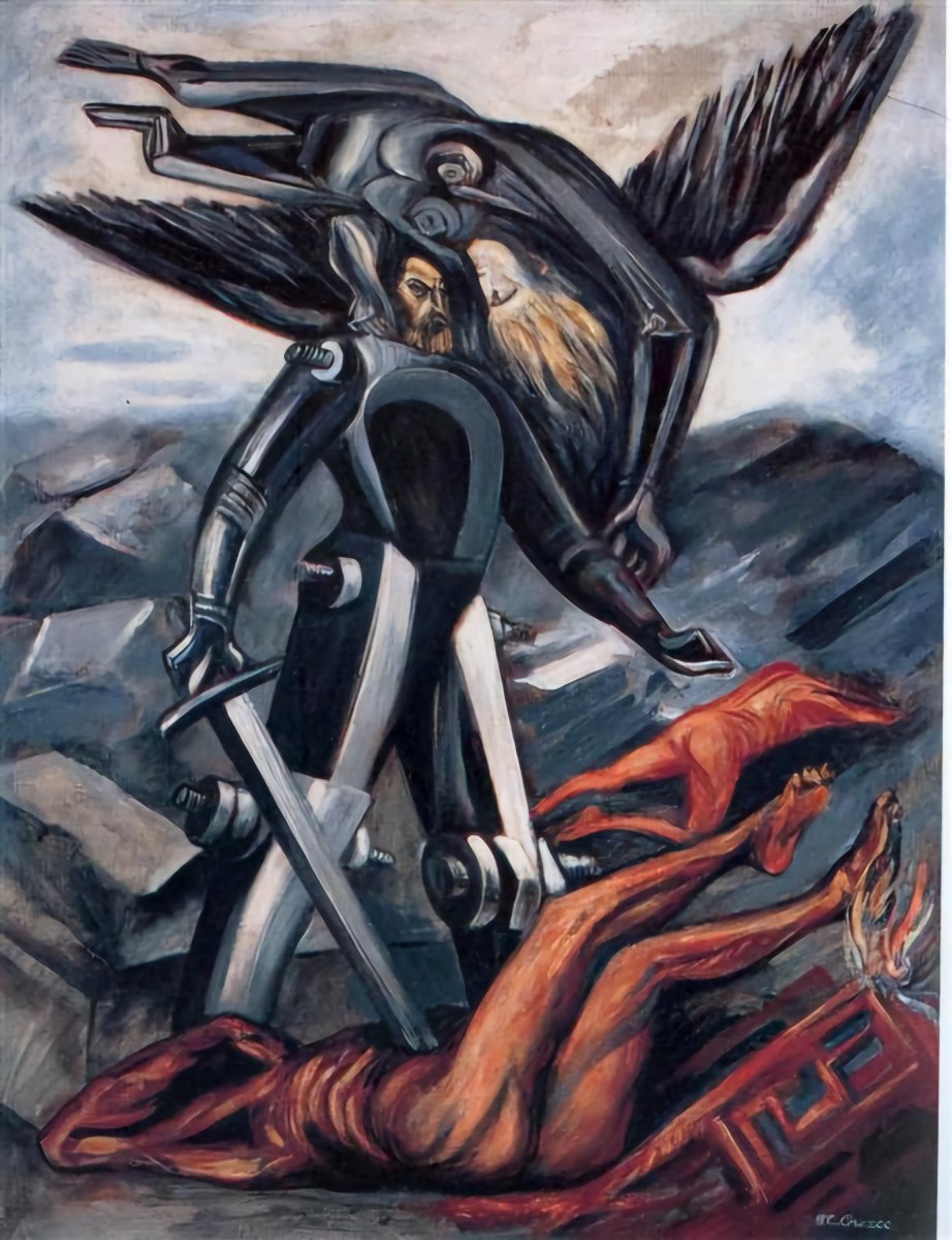 LilyRoseWorth's tweet image. 🎨 'La Conquete'
by Jose Clemente Orozco

#Muralism #Fresco #BattlePainting