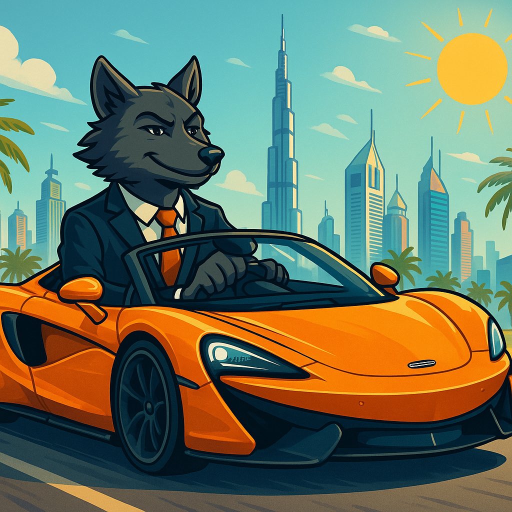 The wolf is loose in Dubai. StrattonX drives a McLaren, lives Web3. Not a meme — a mission. #StrattonX #WolfOfWeb3 #CryptoLife #DubaiVibes
