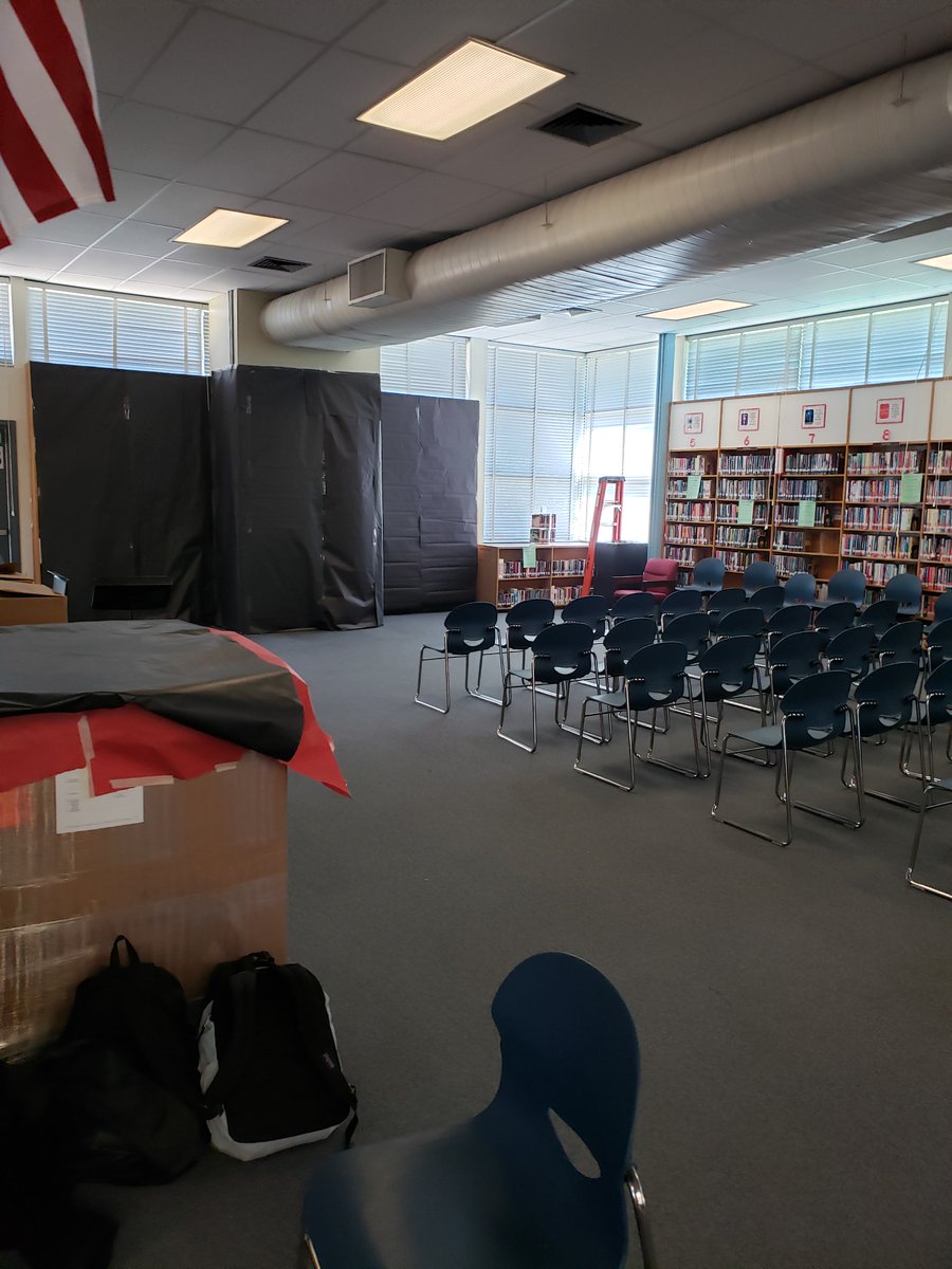 Here are some pictures from the setup for Lanscape, a cultural celebration of the Lansdowne community.  So much great talent in all of the schools!  <a href="/LansdowneViking/">Lansdowne High</a>