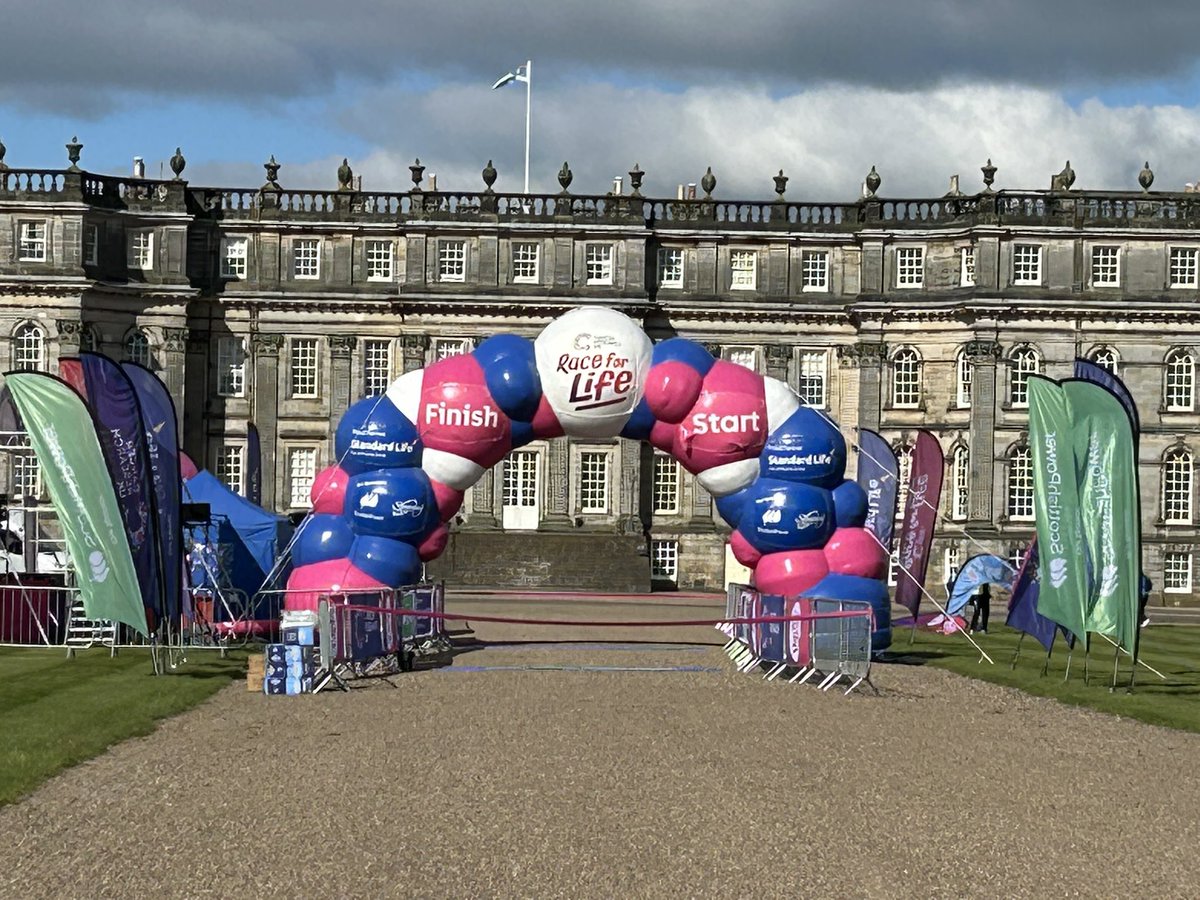 Cancer Research UK in Scotland (@crukscotland) on Twitter photo Early morning at Hopetoun House for Scotland’s first Race for Life event of 2025. 💕 Can’t wait to see everyone later, uniting for <a href="/CR_UK/">Cancer Research UK</a> to raise funds for life-saving research. ⭐️ Early morning at Hopetoun House for Scotland’s first Race for Life event of 2025. 💕 Can’t wait to see everyone later, uniting for <a href="/CR_UK/">Cancer Research UK</a> to raise funds for life-saving research. ⭐️