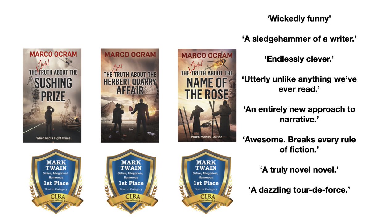 denis shaughnessy (@denishaughnessy) on Twitter photo Huge thanks to the wonderful <a href="/MartinDoyleIT/">Martin Doyle</a> for nudging the lovely readers of the <a href="/IrishTimesCultr/">Irish Times Culture</a> to take a peak at the world's funniest trilogy, each book of which has now won a first prize in the CIBAs... Huge thanks to the wonderful <a href="/MartinDoyleIT/">Martin Doyle</a> for nudging the lovely readers of the <a href="/IrishTimesCultr/">Irish Times Culture</a> to take a peak at the world's funniest trilogy, each book of which has now won a first prize in the CIBAs...