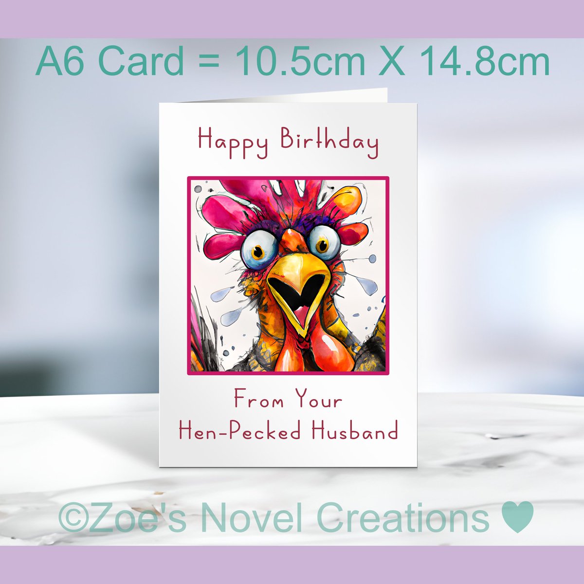 zoehwright67's tweet photo. Today is International Respect for Chickens Day! 🐓🥚
Celebrate our feathered friends – smart, social, and seriously underrated!
#zoesnovelcreations #birthdaycards #RespectForChickensDay #BeKindToChickens https://t.co/CC9Ddqhq91