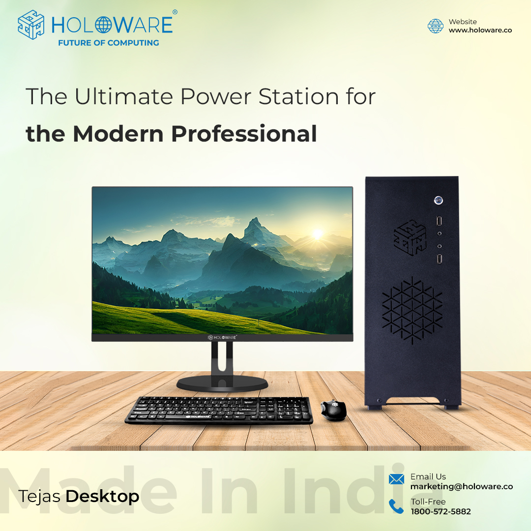Holoware_Tech's tweet image. Turn ambitions into achievements with desktop strength.

Experience next-level performance → marketing@holoware.co | 1800-572-5882

#Holoware #TejasDesktop #PowerPerformance #MadeInIndia