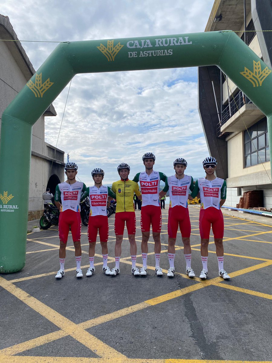 #VueltaVallesCántabros: en marcha la etapa final en la que vamos a defender el liderato de Aitor Martínez 💪🏻💪🏻