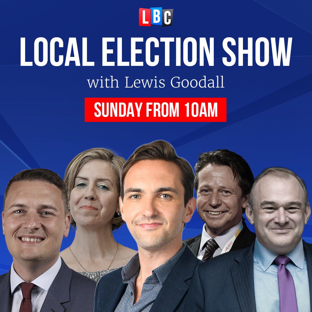 Lewis Goodall (@lewis_goodall) on Twitter photo PACKED SUNDAY WITH LEWIS GOODALL <a href="/LBC/">LBC</a>
Health Secretary <a href="/wesstreeting/">Wes Streeting</a>
Tory Chair <a href="/HuddlestonNigel/">Nigel Huddleston MP</a>
Lib Dem Leader <a href="/EdwardJDavey/">Ed Davey</a>
New Lincs Mayor <a href="/andreajenkyns/">Dame Andrea Jenkyns 🇬🇧</a>
Green Dep Leader <a href="/ZackPolanski/">Zack Polanski</a>
Mother of the House <a href="/HackneyAbbott/">Diane Abbott</a>
Best analysis from <a href="/AgnesChambre/">Aggie Chambre</a> <a href="/robfordmancs/">Rob Ford (Not the Canadian one. Or his brother.)</a> PACKED SUNDAY WITH LEWIS GOODALL <a href="/LBC/">LBC</a>
Health Secretary <a href="/wesstreeting/">Wes Streeting</a>
Tory Chair <a href="/HuddlestonNigel/">Nigel Huddleston MP</a>
Lib Dem Leader <a href="/EdwardJDavey/">Ed Davey</a>
New Lincs Mayor <a href="/andreajenkyns/">Dame Andrea Jenkyns 🇬🇧</a>
Green Dep Leader <a href="/ZackPolanski/">Zack Polanski</a>
Mother of the House <a href="/HackneyAbbott/">Diane Abbott</a>
Best analysis from <a href="/AgnesChambre/">Aggie Chambre</a> <a href="/robfordmancs/">Rob Ford (Not the Canadian one. Or his brother.)</a>