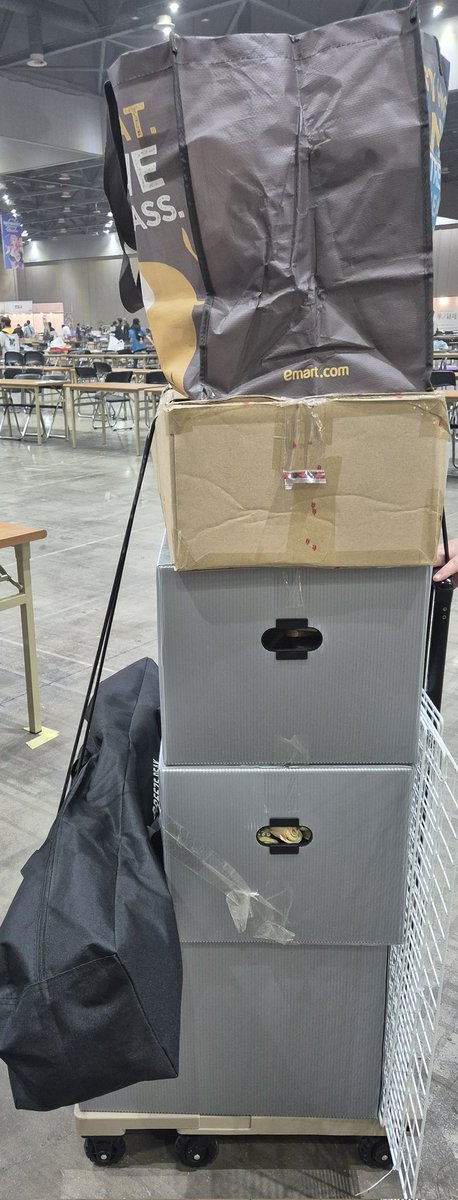 오늘도 카트 학대... 카트를 하나 더 사야겠다