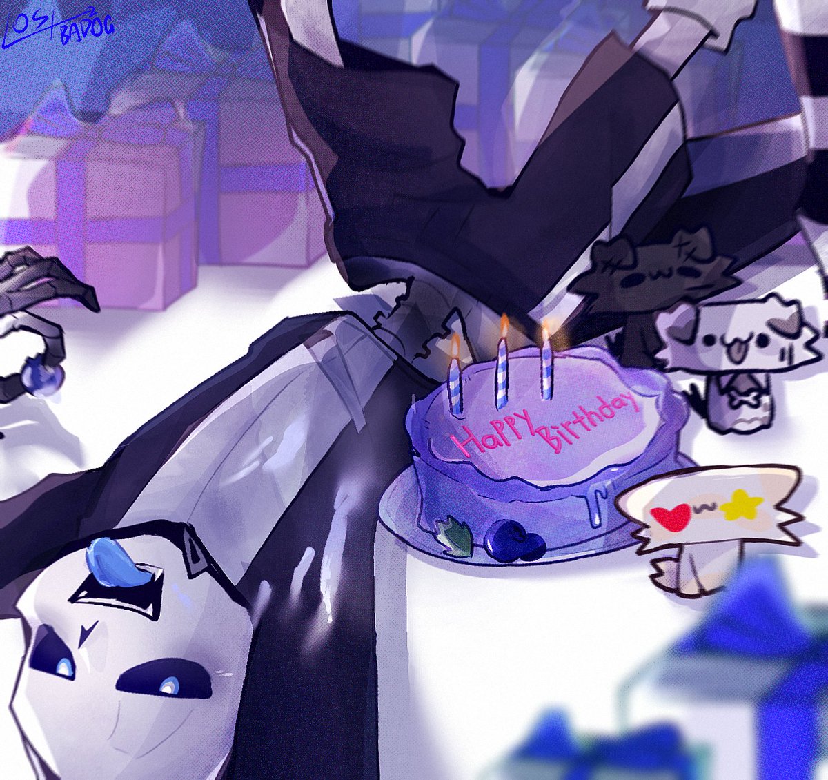 LOST4897's tweet photo. Oops! Actually, yesterday (May 3, 2025) was also my friend K.'s birthday! Totally forgot to post it here. Happy belated, K.! ๐
#ForgotToPost #HappyBelated #BelatedBirthday #undertaleAU https://t.co/j8qLAjREzW