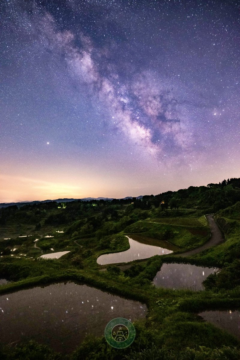 田植えシーズンに見られる棚田に映る星々と、天の川のコラボレーション。
#tokyocameraclub