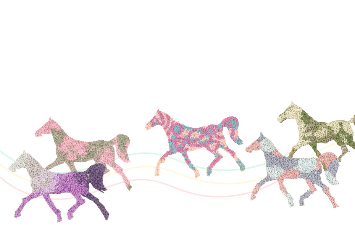 chocolatebest33's tweet image. 春の川 
#刺繍 #embriodery #illustration